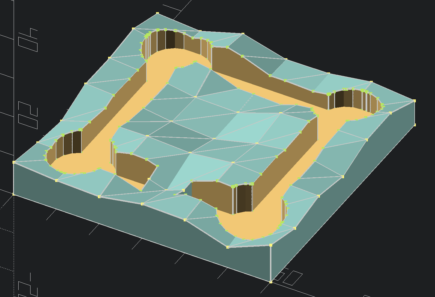 zarchlike-terrain with a castle footprint cut-out