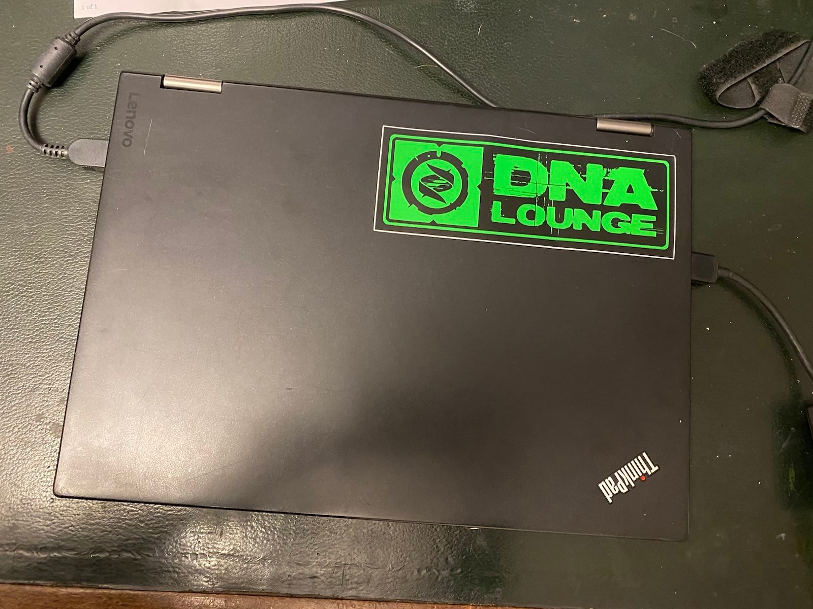 laptop with DNA Lounge sticker