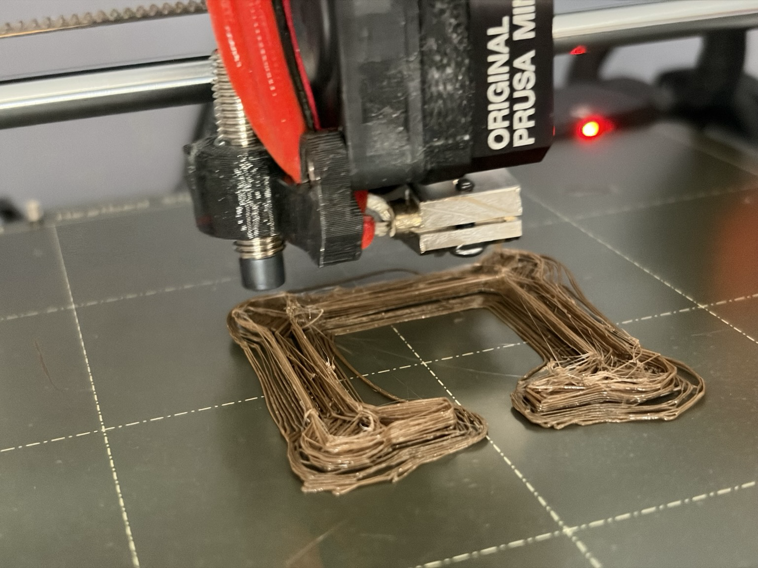 My 3d castle mid print, unintentionally looking Gaudi