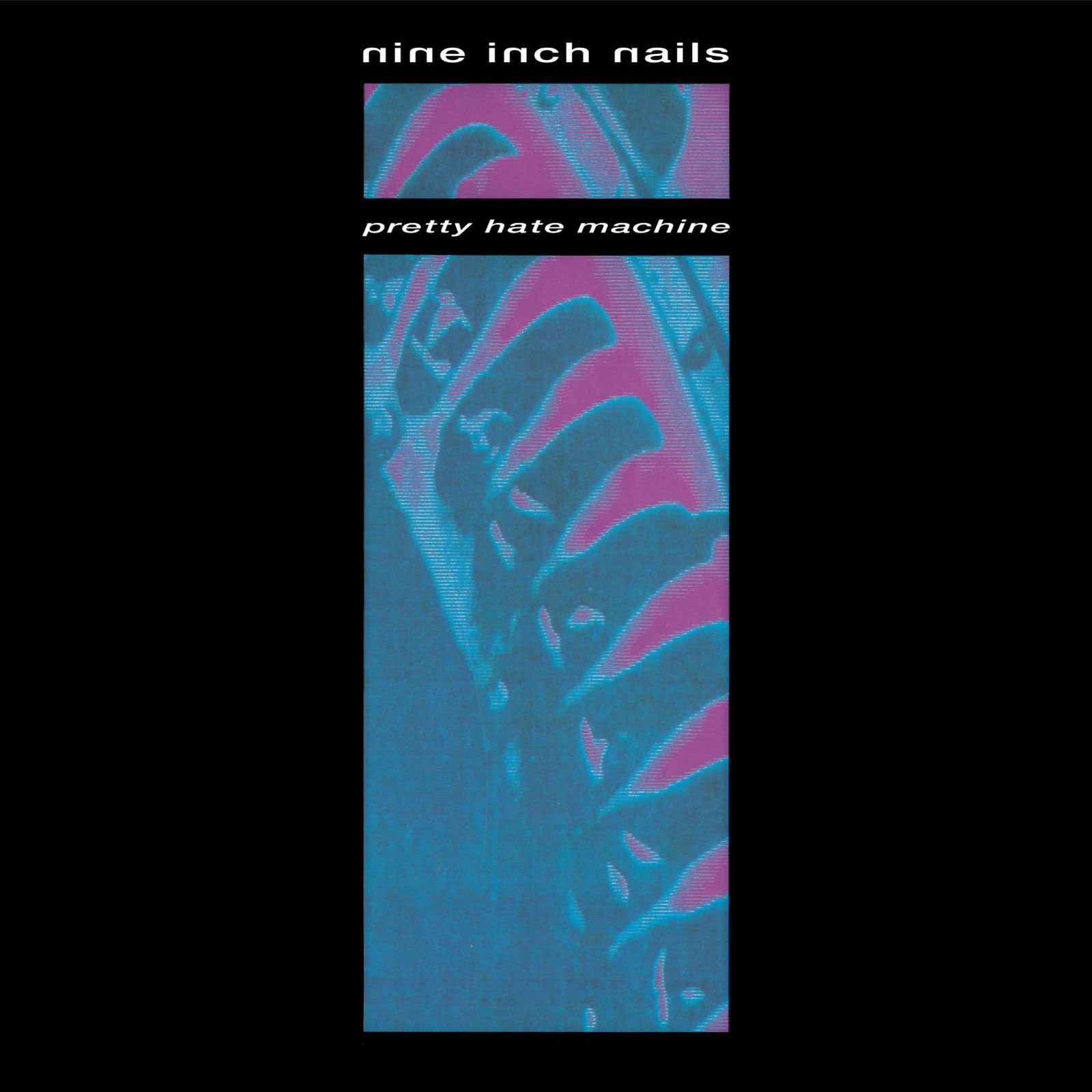 original 1989 album art for Pretty Hate Machine (vinyl version)